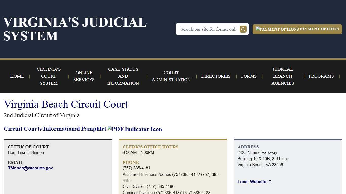 Virginia Beach Circuit Court | Virginia Court System